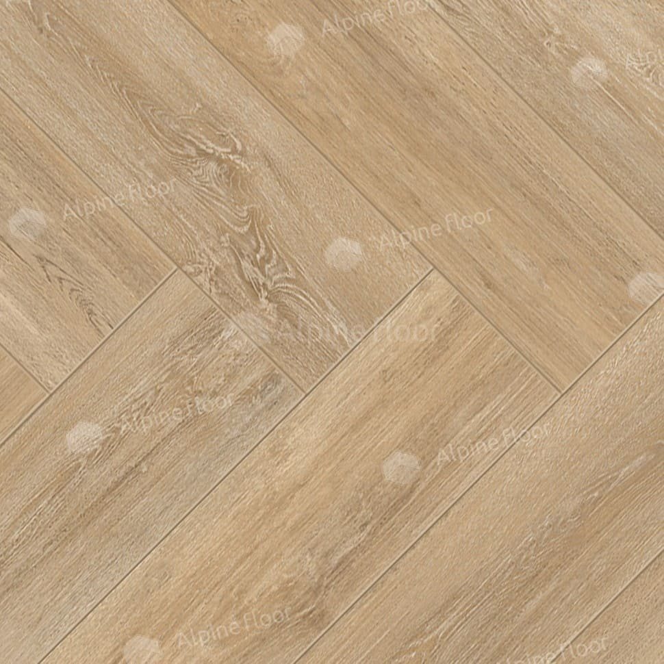 Ламинат "Alpine Floor" Herringbone Дуб Фландрия (606*101*8 мм) — купить в Твери