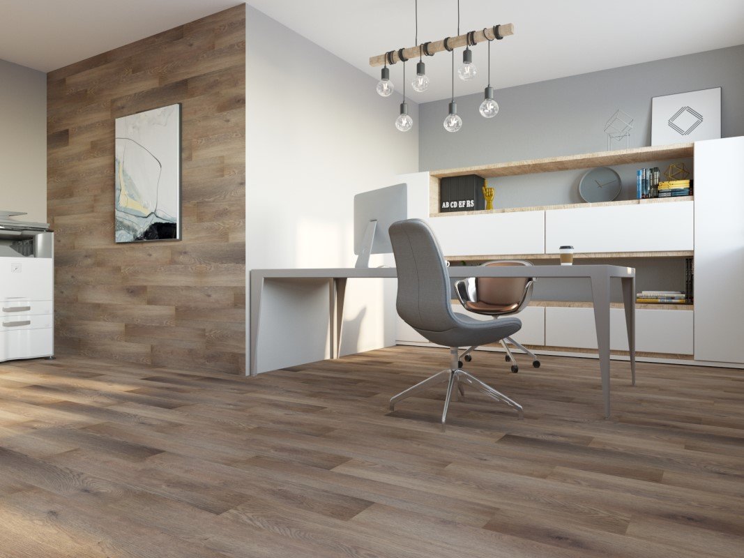 Замковая ПВХ плитка "Art Tile" Дуб Террас (920*150*4 мм) — купить в Твери