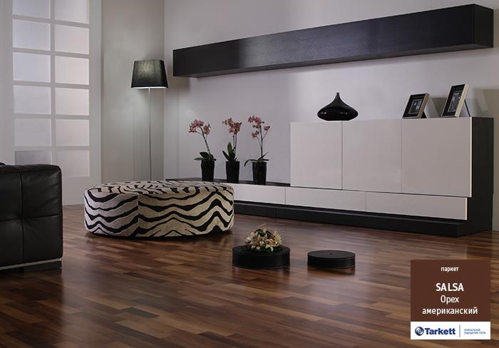 Паркетная доска "Tarkett" Salsa Орех американский (2283*194*14 мм) — купить в Твери