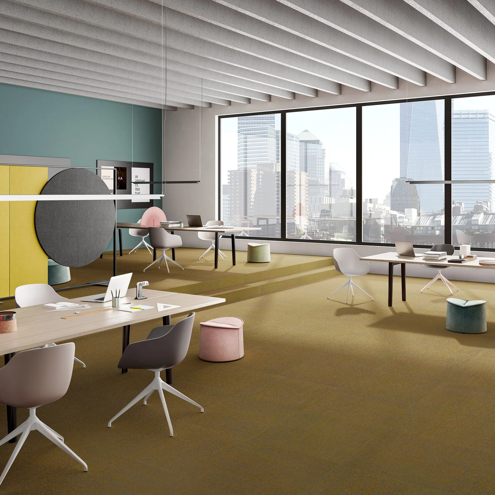 Ковровая плитка Marvel Tile 97 (500*500*6 мм) — купить в Твери