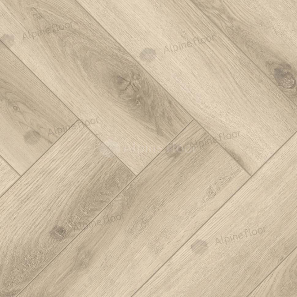 Ламинат "Alpine Floor" Herringbone Дуб Орлеан (606*101*8 мм) — купить в Твери