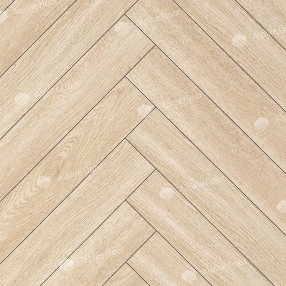Ламинат "Alpine Floor" Herringbone 12 Дуб Эльба (600*100*12 мм) — купить в Твери