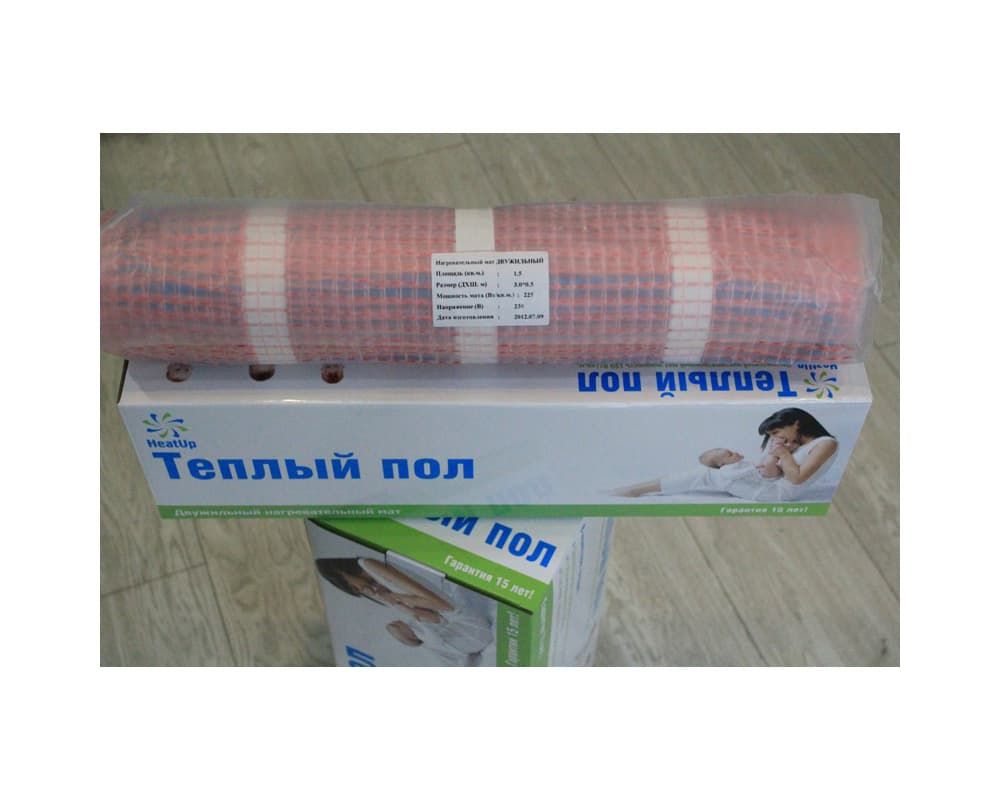 Пленочный теплый пол "HeatUp" 0,5*6м монтажный комплект — купить в Твери