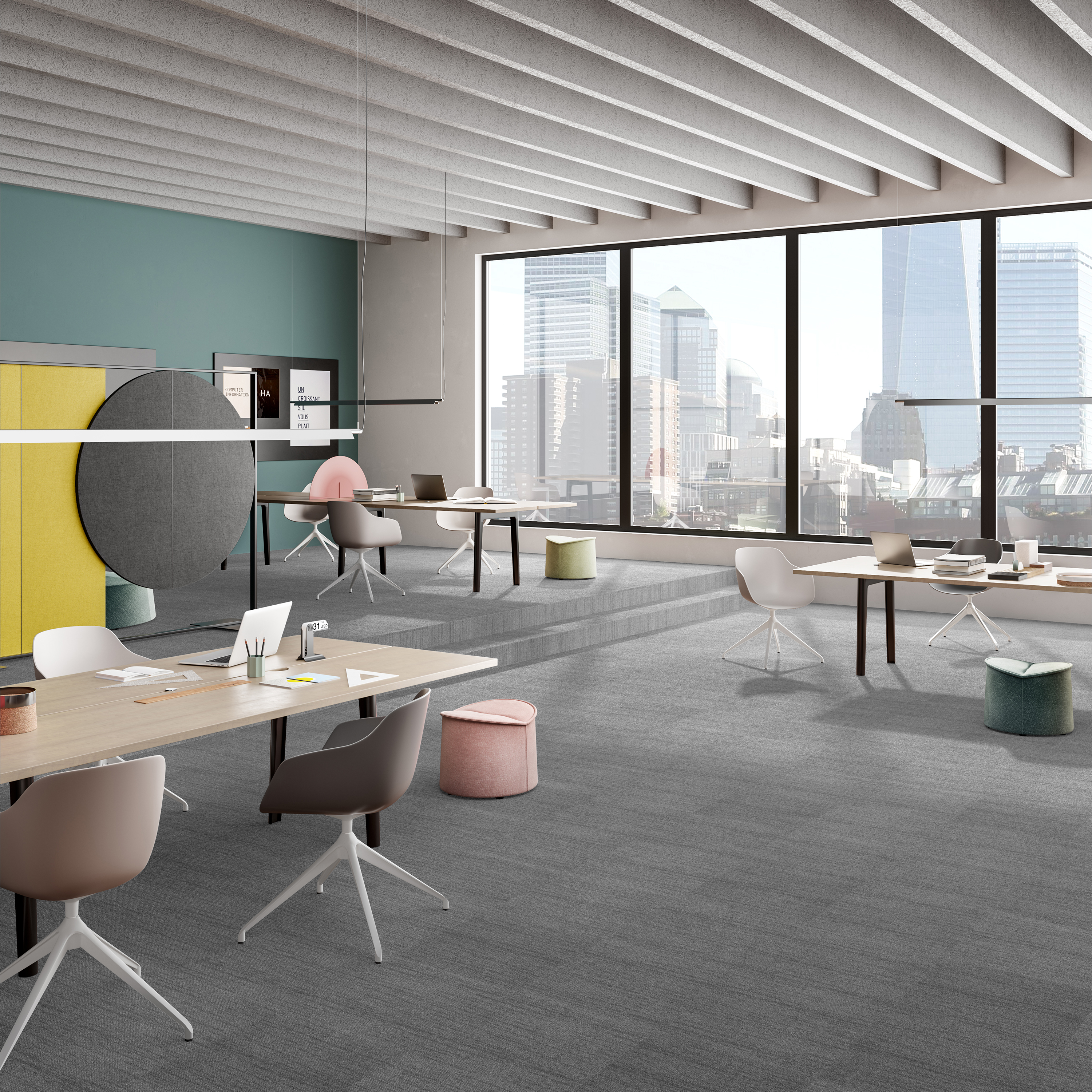 Ковровая плитка Marvel Tile 97 (500*500*6 мм) — купить в Твери