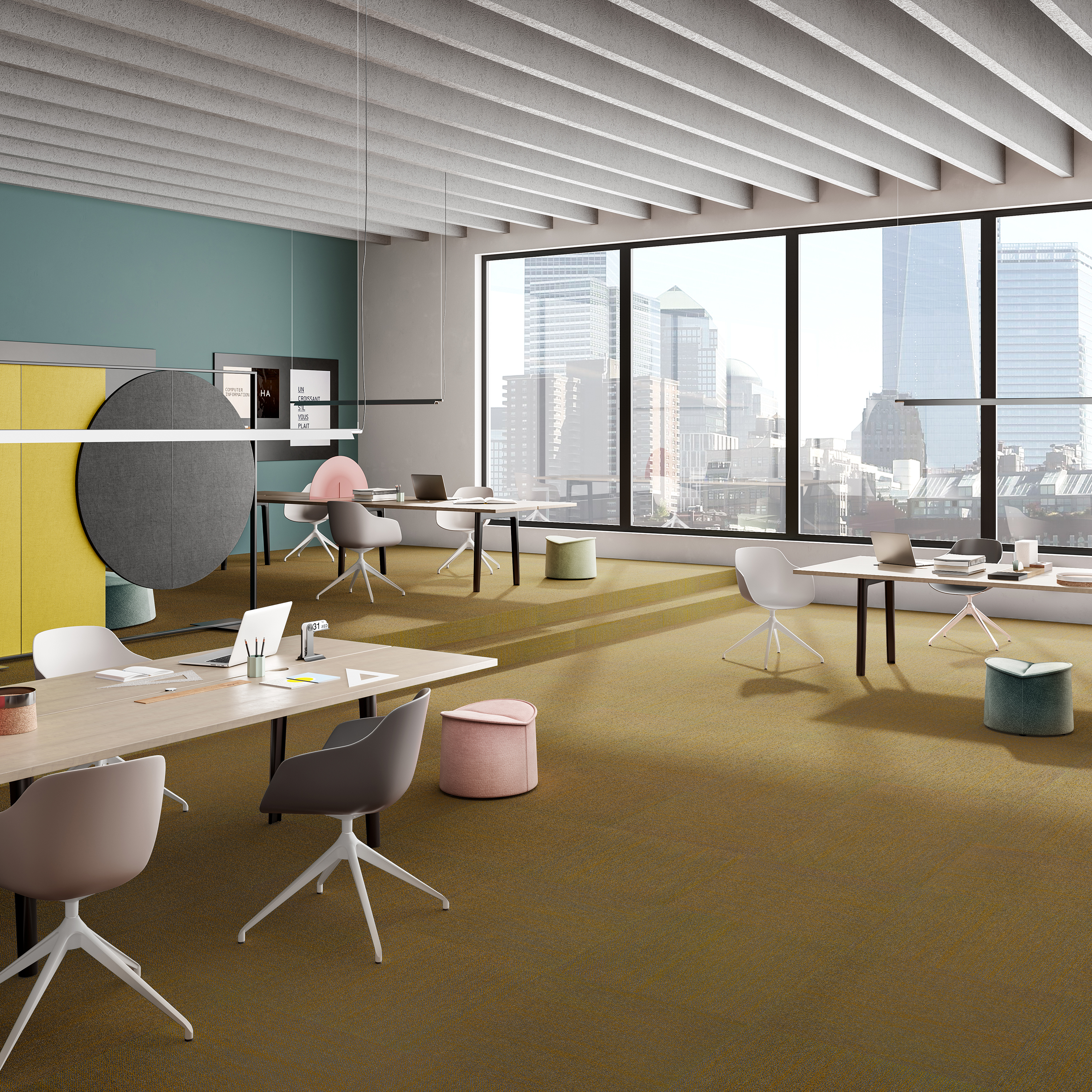 Ковровая плитка Marvel Tile 29 (500*500*6 мм) — купить в Твери