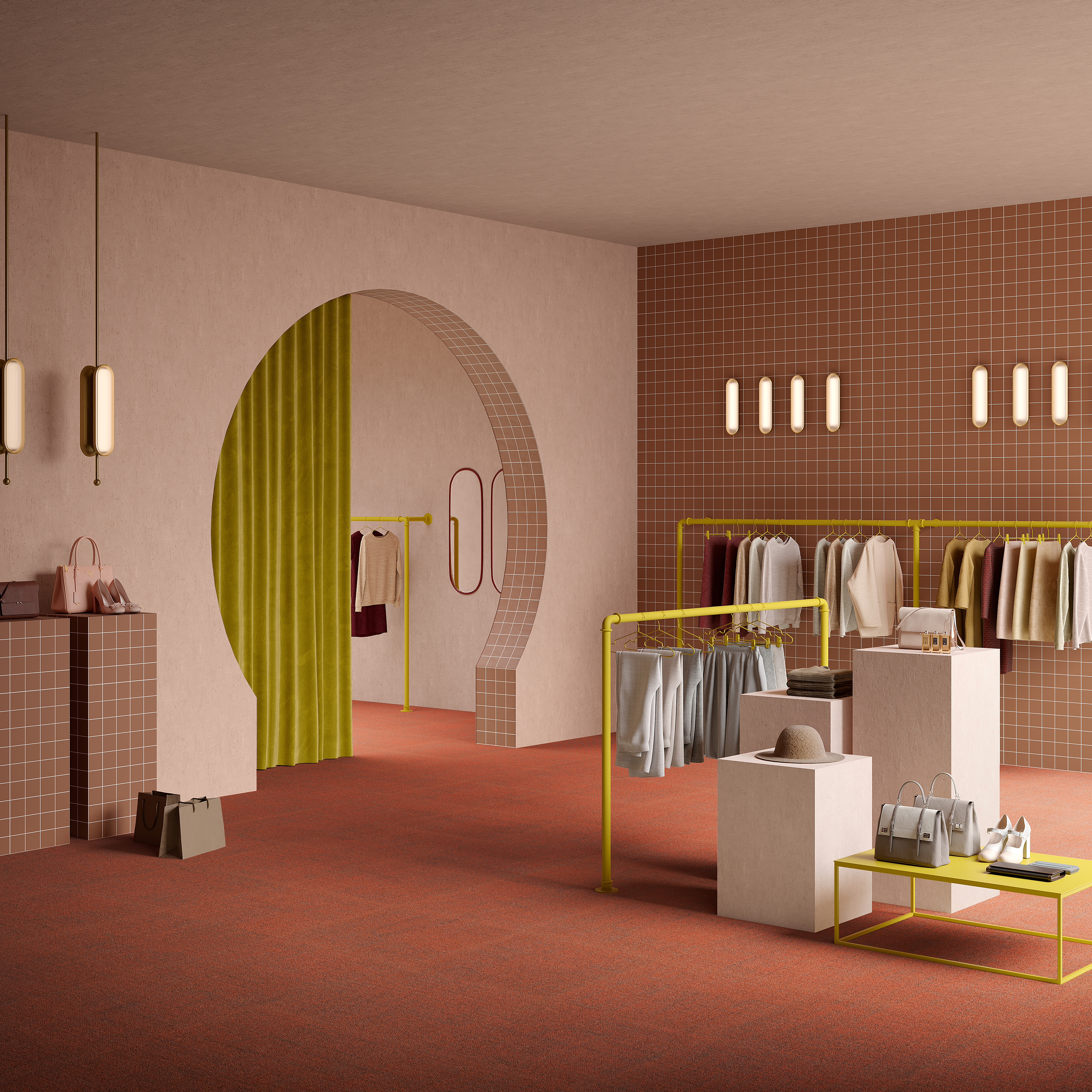 Ковровая плитка Mantra Tile 89 (500*500*6 мм) — купить в Твери