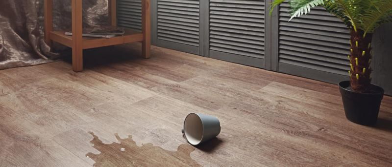 Кварцвиниловая плитка "Aquafloor" AF6033 Glue (1219,2*177,8*2 мм) — купить в Твери