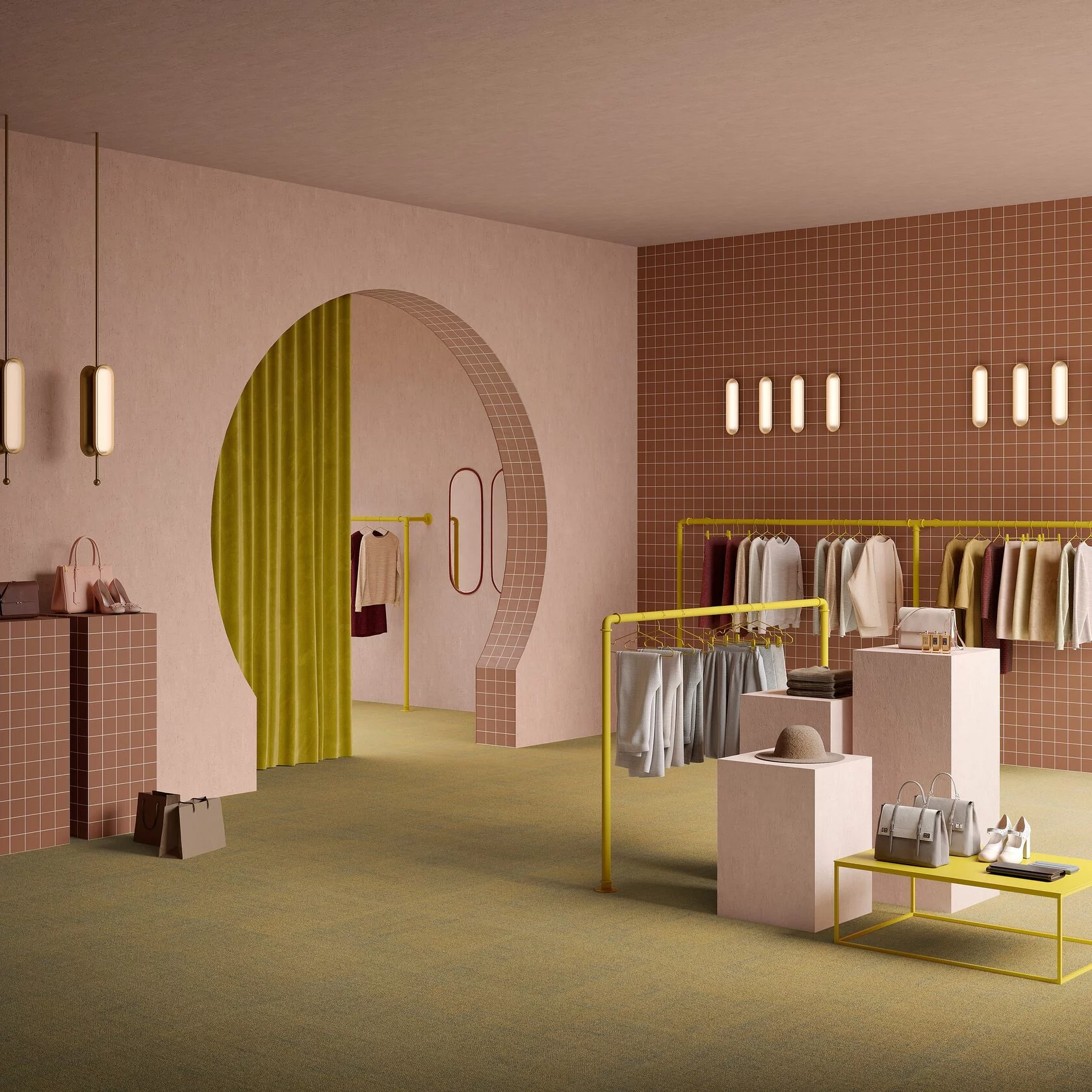 Ковровая плитка Mantra Tile 99 (500*500*6 мм) — купить в Твери