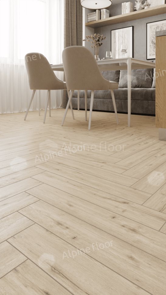 Ламинат "Alpine Floor" Herringbone 12 PRO Дуб Лион (606*101*12 мм) — купить в Твери