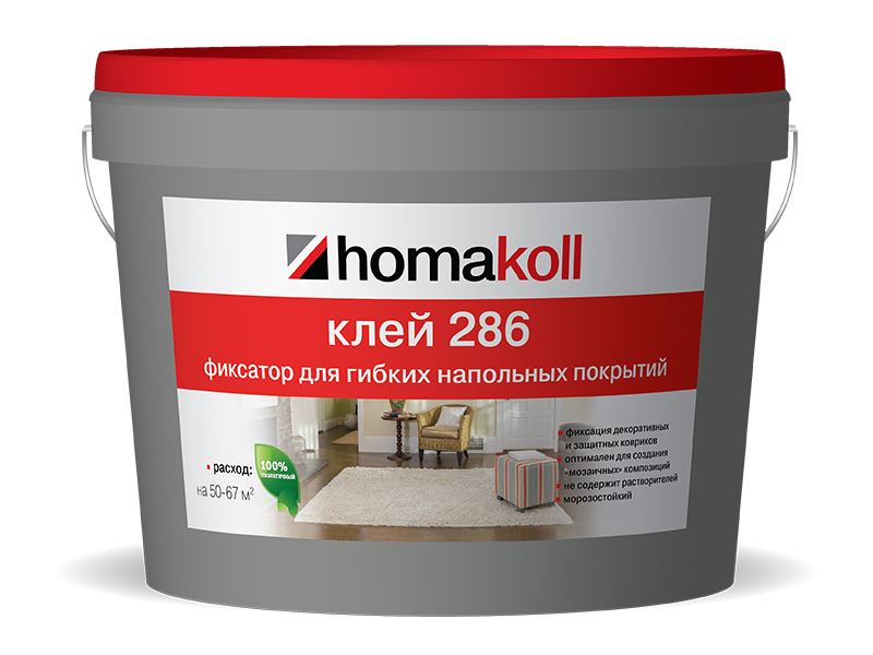 Клей-фиксатор для гибких покрытий "Homakoll" 286 1 кг