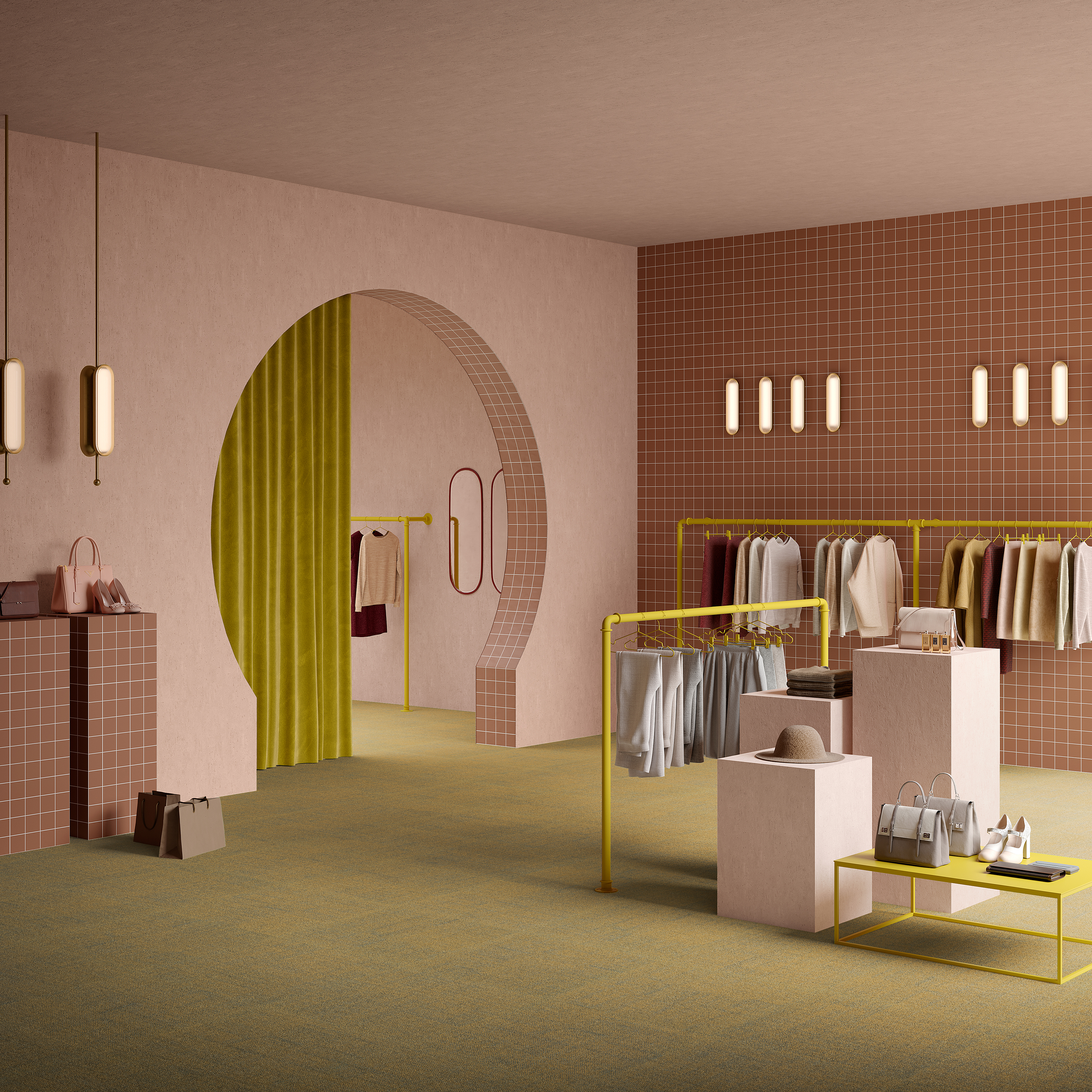 Ковровая плитка Mantra Tile 29 (500*500*6 мм) — купить в Твери