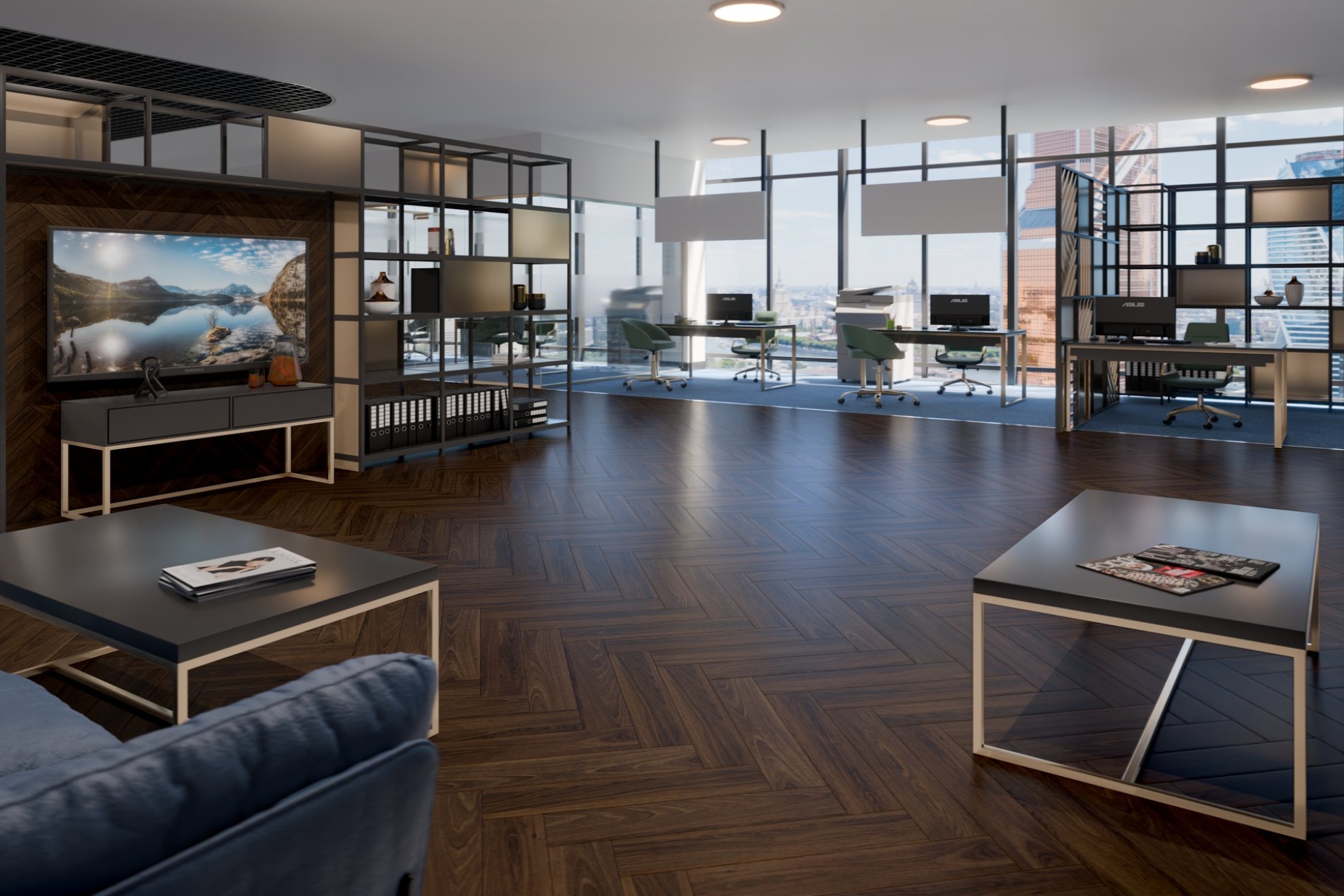 Инженерный паркет «Damy Floor» Каштановый (укладка елочкой) — купить в Твери