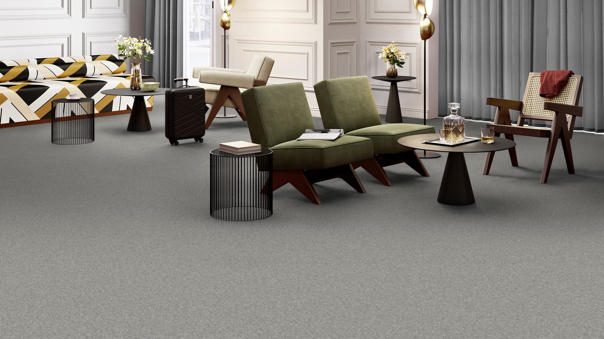 Ковровая плитка Medusa Tile 94 (500*500*5 мм) — купить в Твери