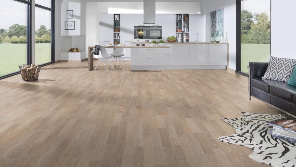 Ламинат "Kronospan" Forte Classic Дуб Льняной 4283 (1285*192*8 мм) — купить в Твери