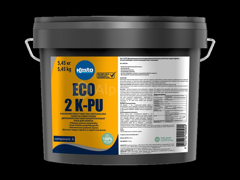 Паркетный клей "Kesto" Eco 2 K-PU 6 кг