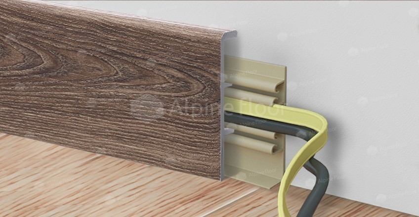 Напольный плинтус Rico Concept 80 Дуб фисташковый (2200*20*80 мм) — купить в Твери