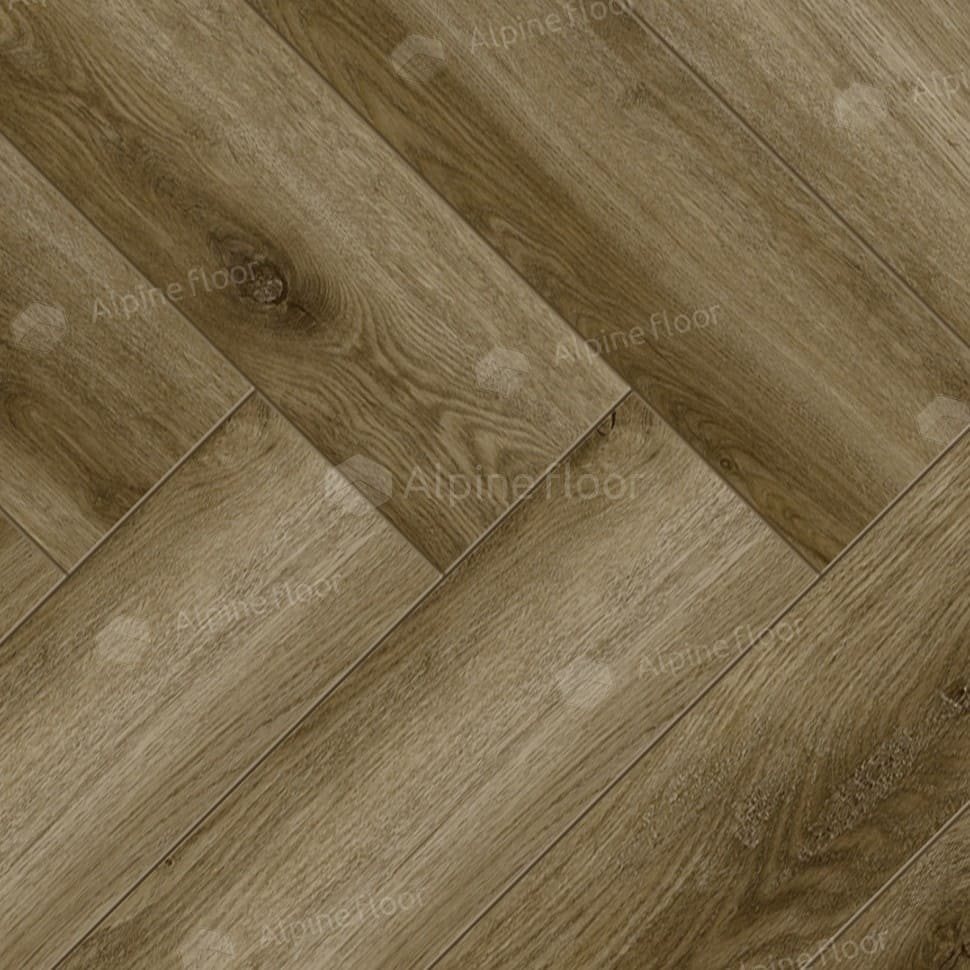 Ламинат "Alpine Floor" Herringbone Дуб Марсель (606*101*8 мм) — купить в Твери