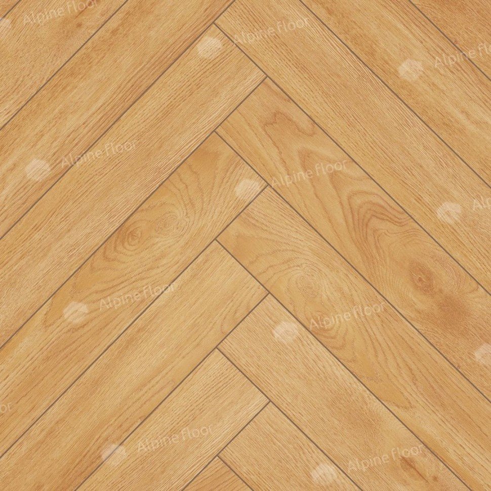 Ламинат "Alpine Floor" Herringbone 12 Дуб Пьемонт (600*100*12 мм) — купить в Твери