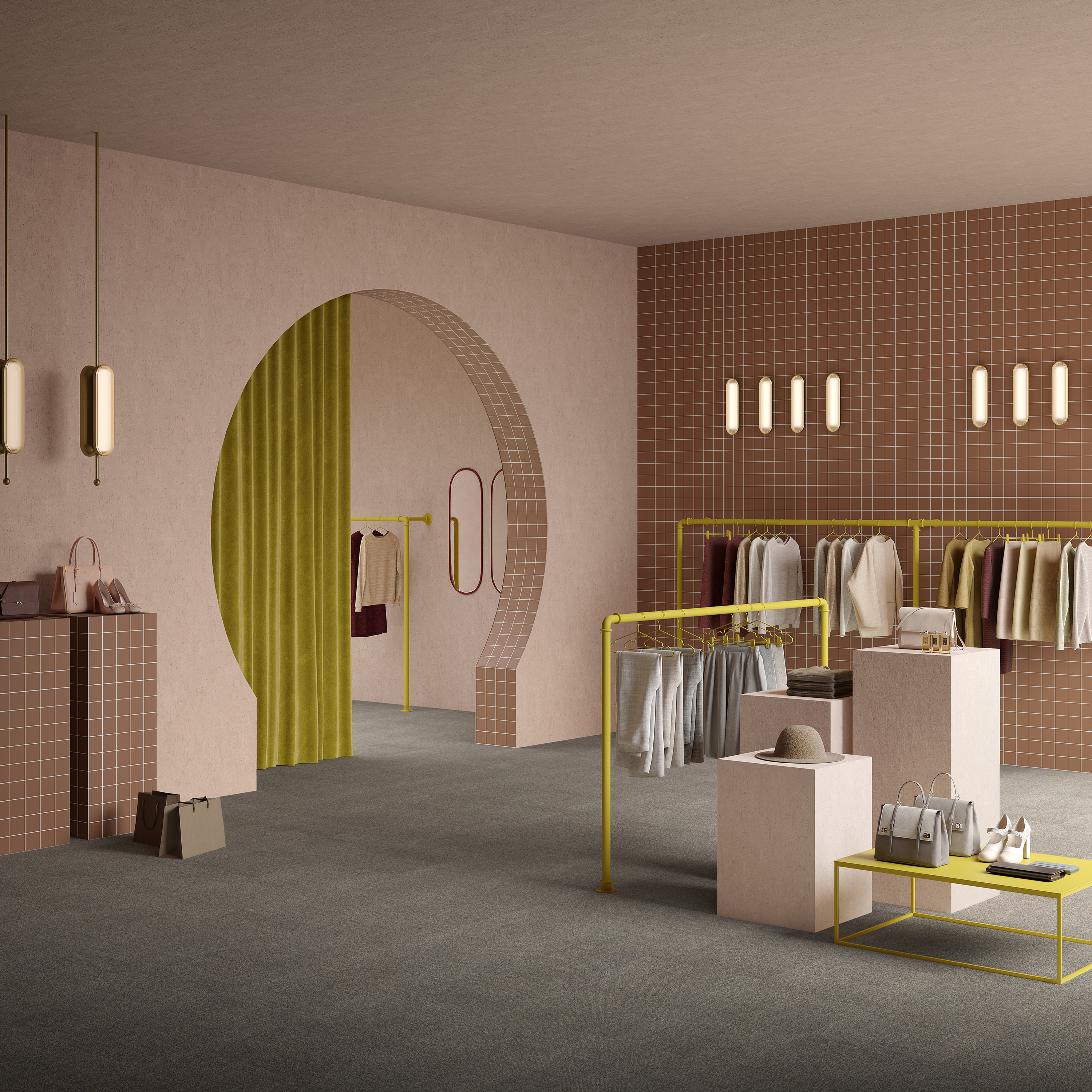 Ковровая плитка Mantra Tile 94 (500*500*6 мм) — купить в Твери