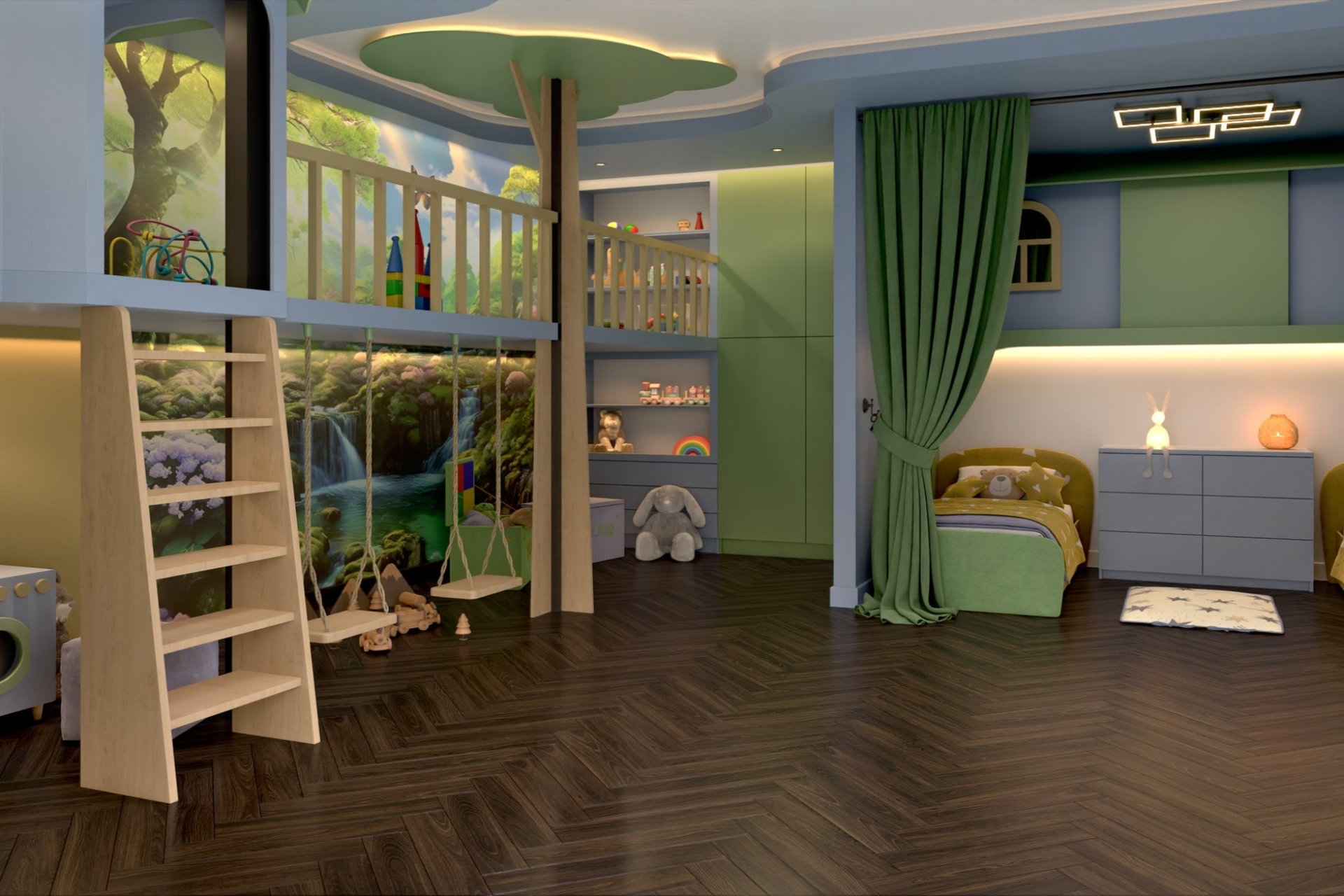 Инженерный паркет «Damy Floor» Каштановый (укладка елочкой) — купить в Твери